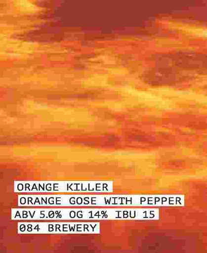 Обложка пива Orange Killer