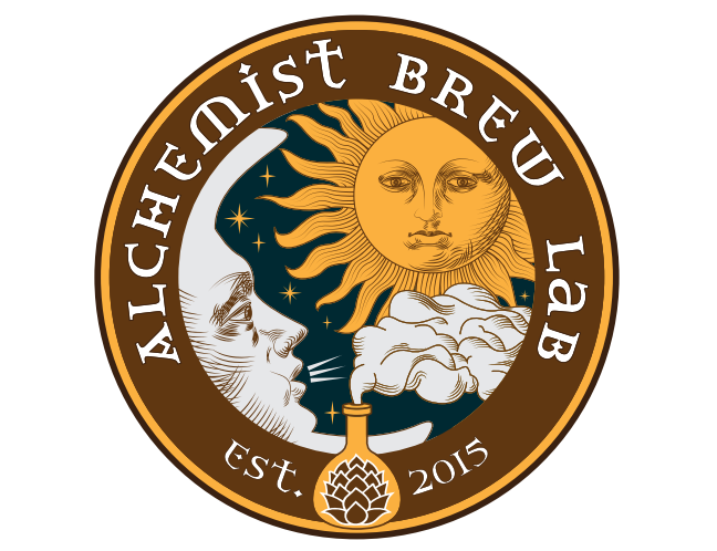 Логотип пивоварни Alchemist Brew Lab