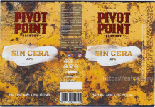 Этикетка пива Sin Cera от пивоварни Pivot Point. Изображение №1 (фото: Павел Егоров)