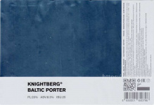 Этикетка пива Knightberg Baltic Porter от пивоварни Knightberg. Изображение №2 (фото: Павел Егоров)