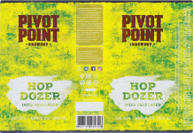 Этикетка пива Hop Dozer от пивоварни Pivot Point. Изображение №1 (фото: Павел Егоров)