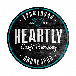 Логотип пивоварни Heartly Brewery