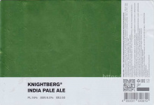 Этикетка пива Knightberg India Pale Ale от пивоварни Knightberg. Изображение №1 (фото: Павел Егоров)