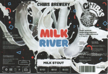 Этикетка пива Milk River от пивоварни Chibis Brewery. Изображение №1 (фото: Дима Боргир)